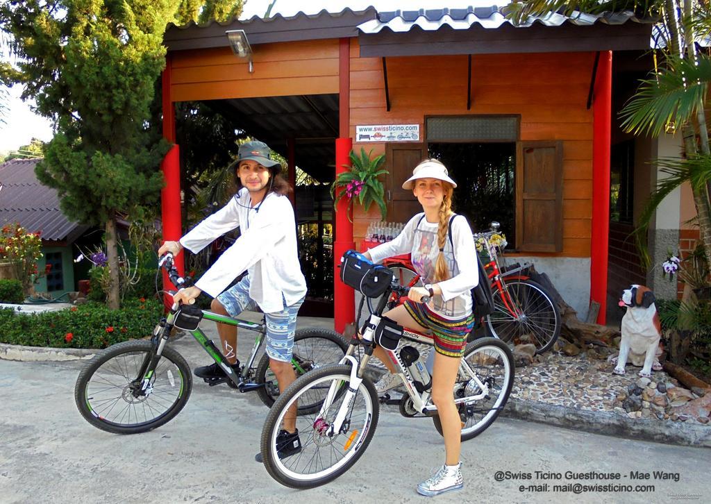Swiss Ticino Guesthouse & Restaurant Mae Wang Bagian luar foto